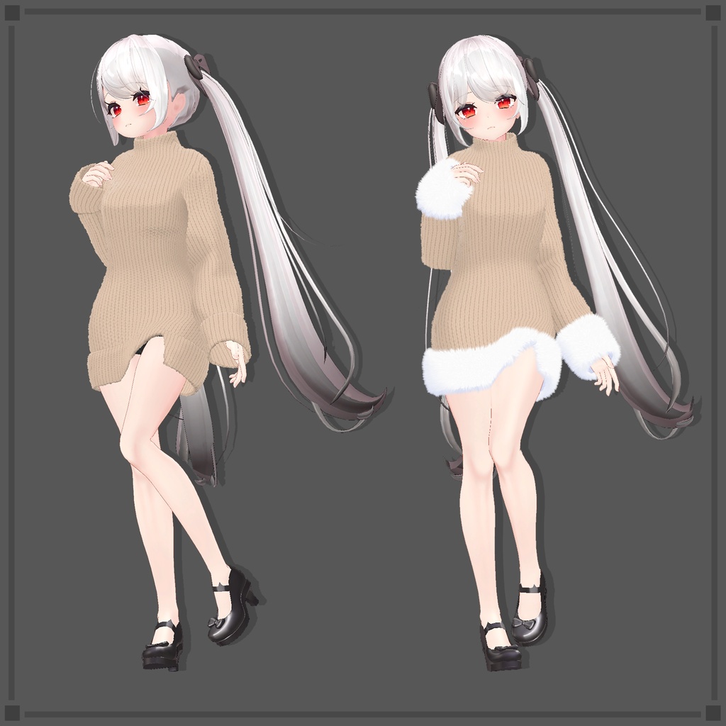 【FREE】「舞夜専用」Sweater Dress ニットワンピース image