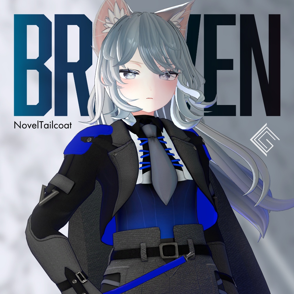【セール中】- Blaven - Novel Tailcoat【30アバター以上対応】 image