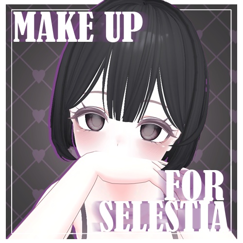 SELESTIA Menhera make up ♡ body make up texture image