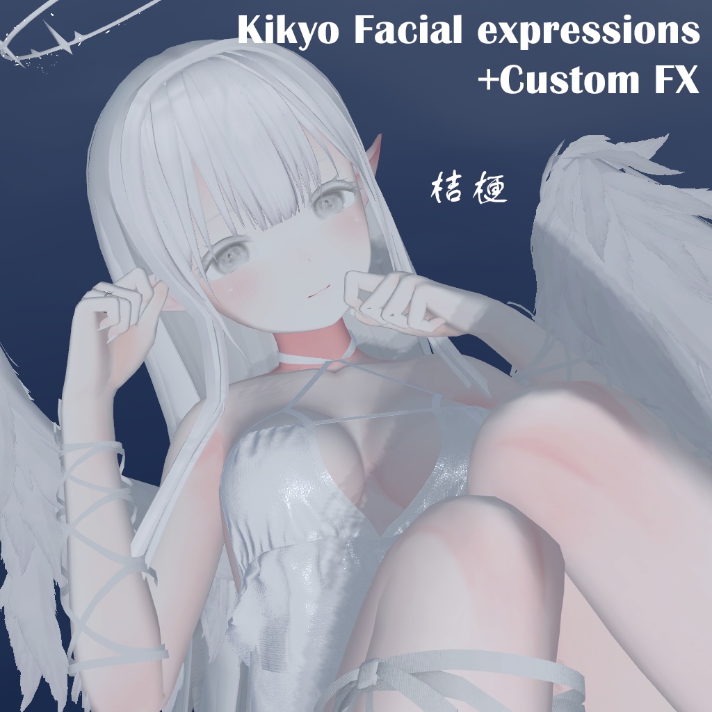 【桔梗/Kikyo】Facial animation/Blendshape set/表情セット_K02 image