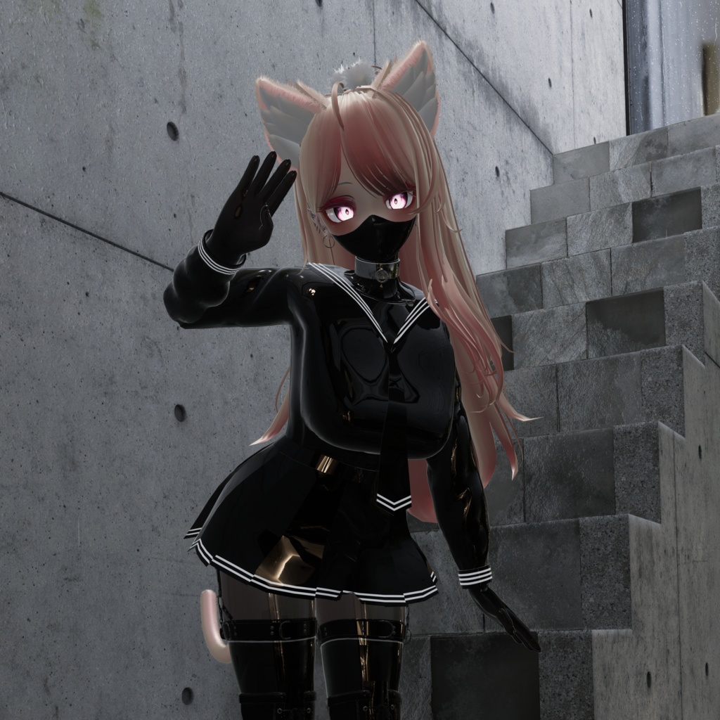 セレスティア用 乳胶水手服（长袖） image