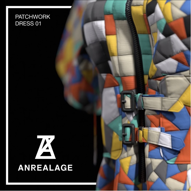 PATCHWORK DRESS 01 image