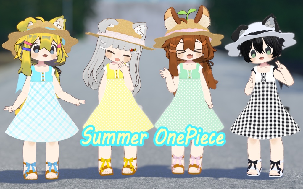 まめひなた専用　サマーワンピースセット image