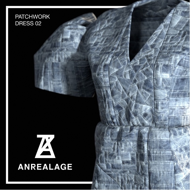 PATCHWORK DRESS 02 image