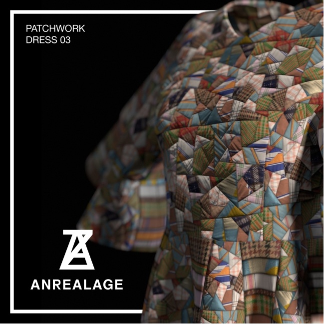 PATCHWORK DRESS 03 image