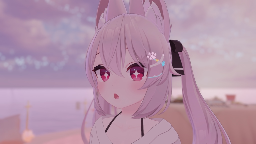 カリン用「猫のヘアピン」 image