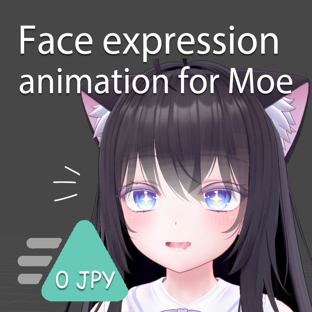 Moe face expression animation (free) image