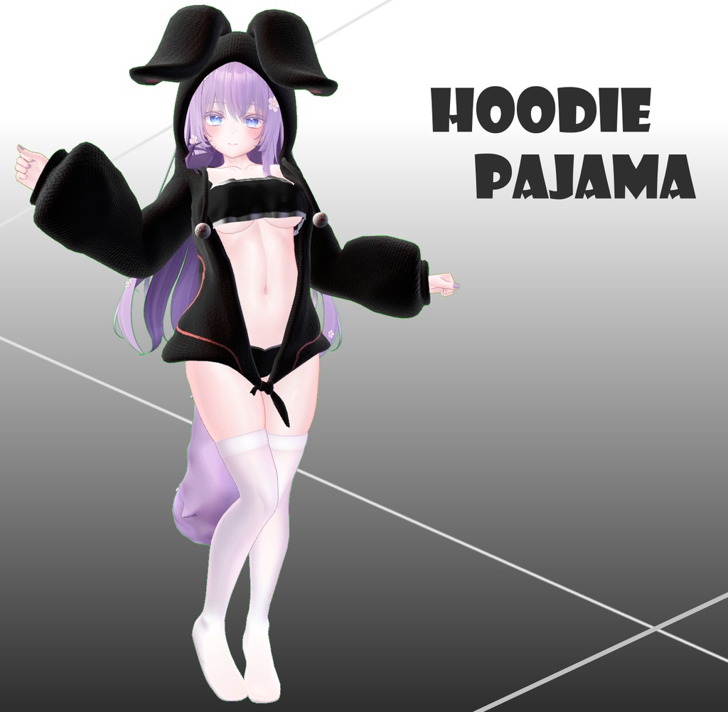 【萌(Moe)】フードパジャマ(HoodiePajamas)1.0 image