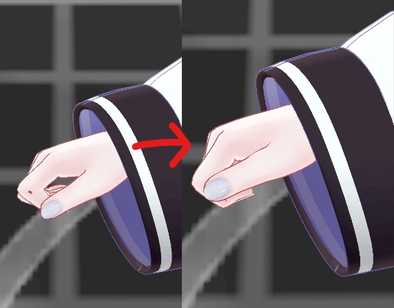 【萌 Moe對應】手部fist調整 image