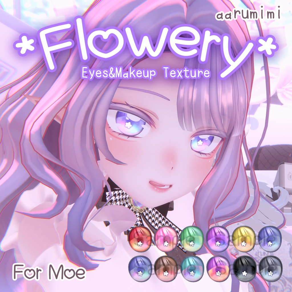 ☆【萌 Moe】Flowery Eyes & Makeup Texture image