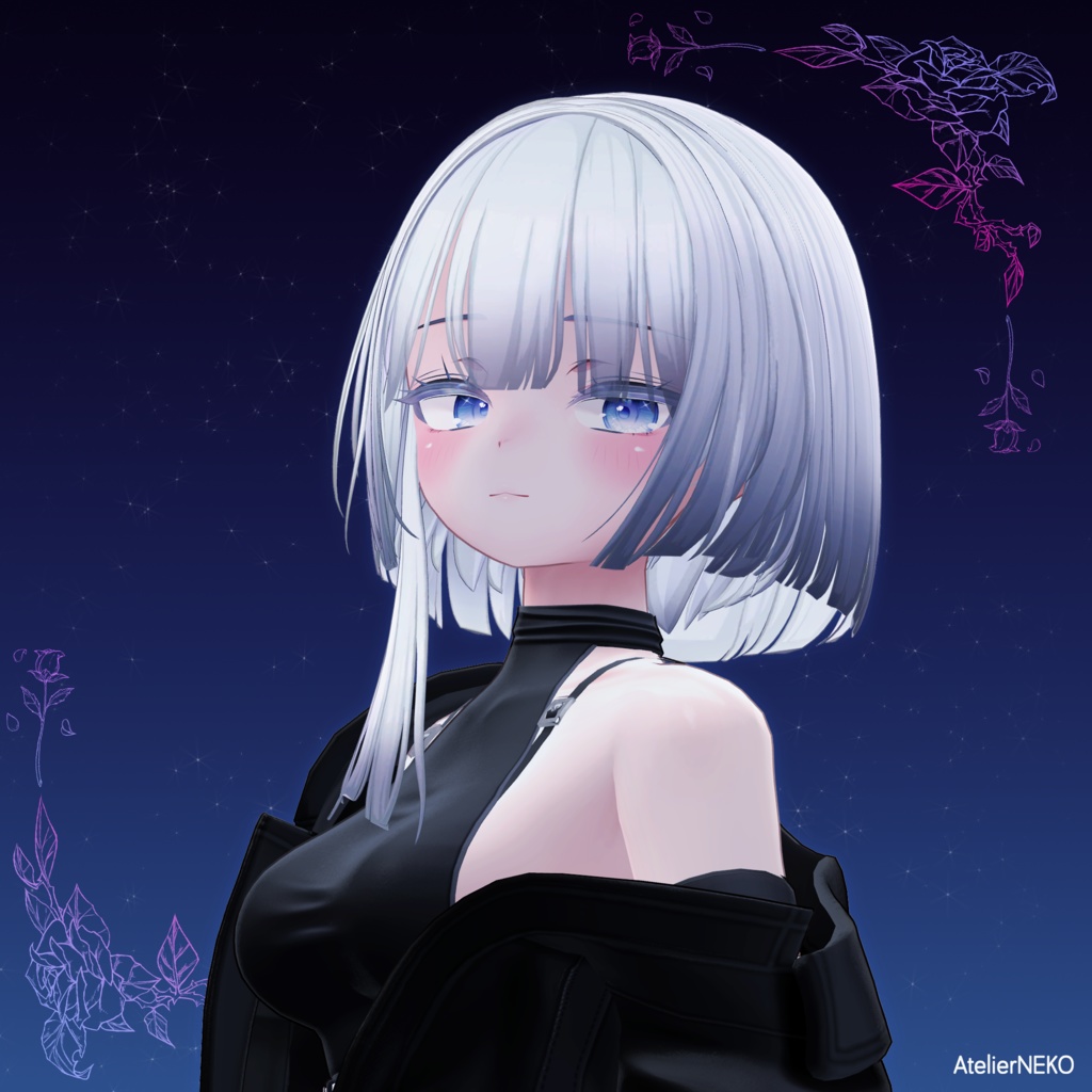 Bonnie Short Hair ボニーショットヘアー 【VRCHair】 image