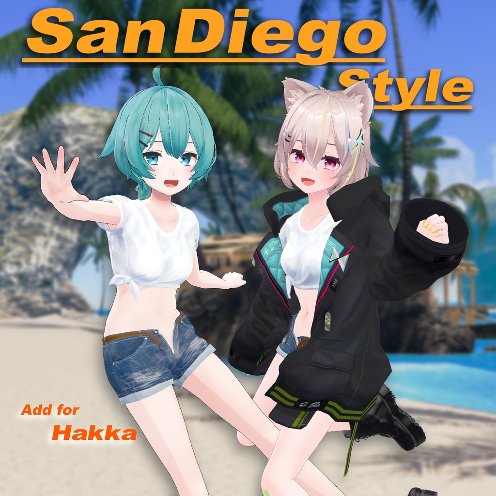 -San Diego Style - Shirt, hot pants and boots. Get a head start on summer image