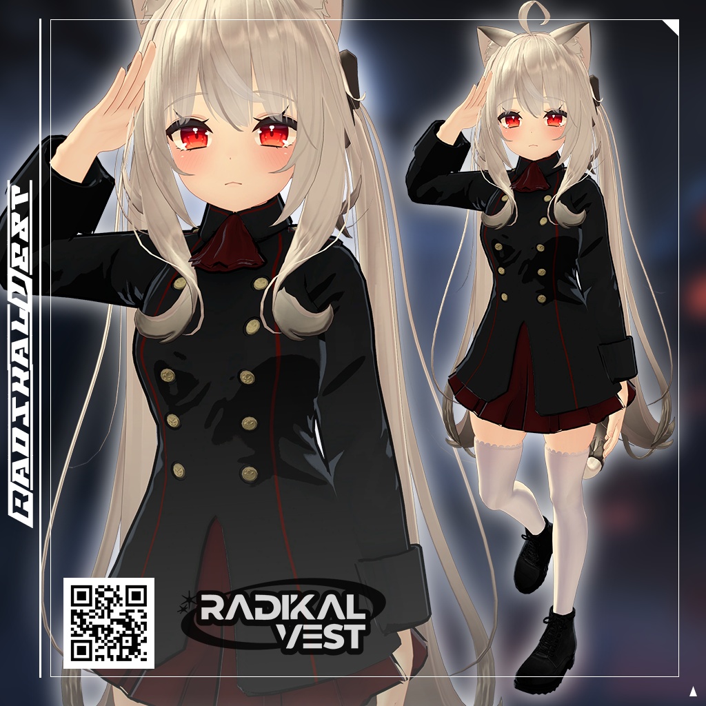 【舞夜対応】軍服ワンピースコーデセット/MILITARY UNIFORM ONEPIECE OUTFIT SET image
