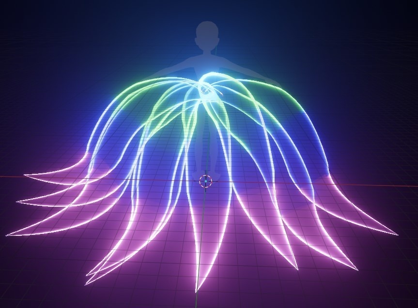 Neon Princess Celestia Kitsune Tails image