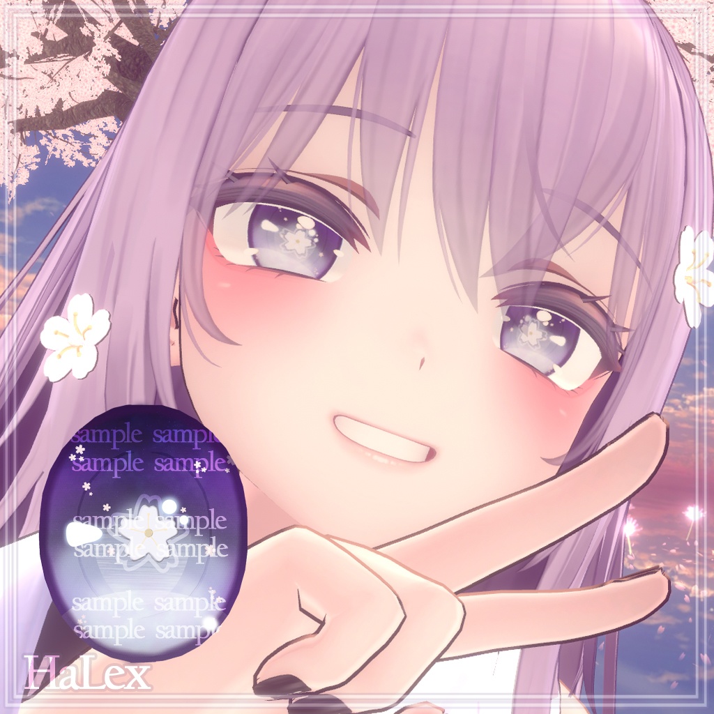 「萌 専用」 Moe Make up & Sakura Eyes Textures (+Odd Eyes) 11 Color image