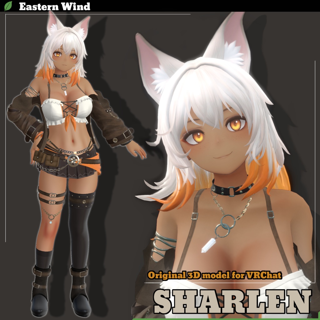 VRChat向け３Dモデル「シャーレン」 image