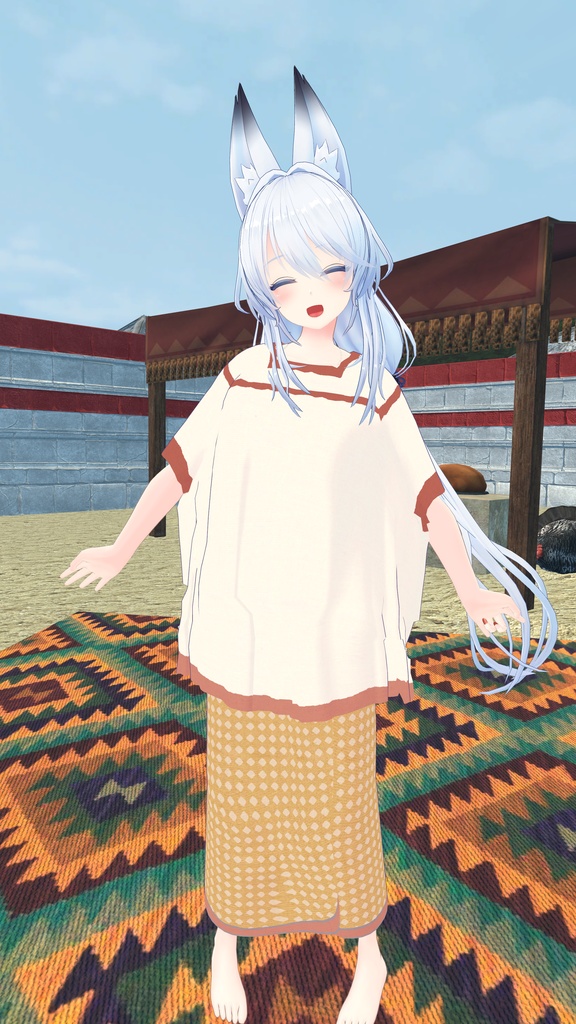 【VRchat】ウィピル（Huipil）【アステカ民族衣装】 image