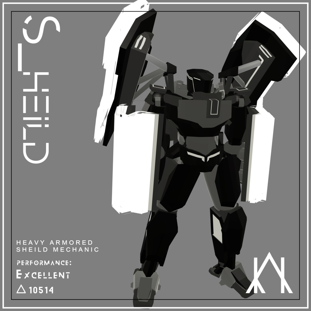 S_hield [3Dmodel] [VRchat] シールド VRChat向けアバター image