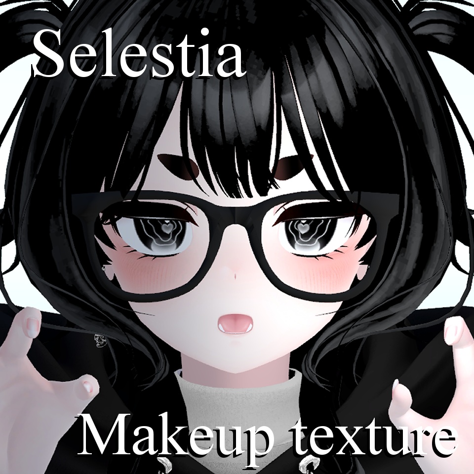 セレスティア/Selestia makeup+eyes Texture(PNG/PSD) image