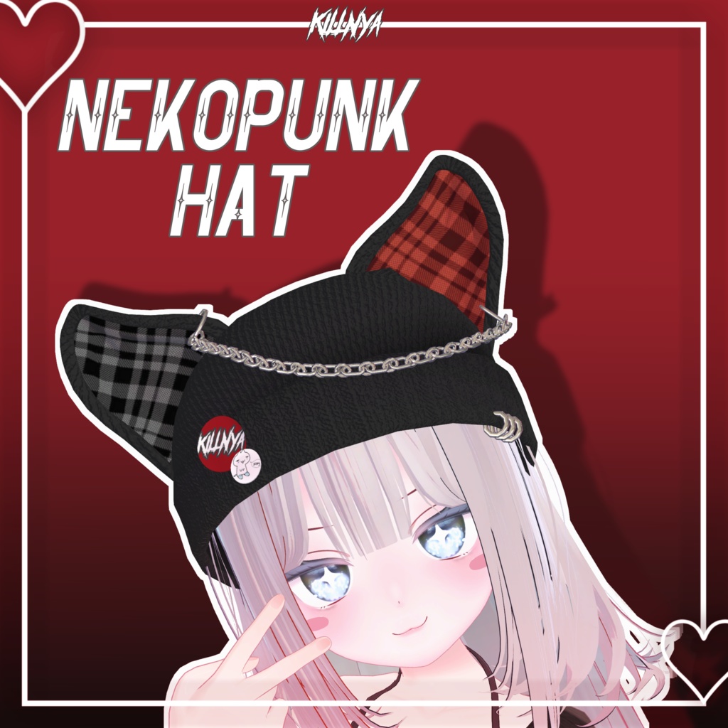 【VRChat】NEKOPUNK HAT [PB] image