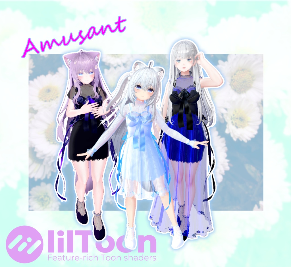 春花のドレス「Amusant」４アバター対応 image