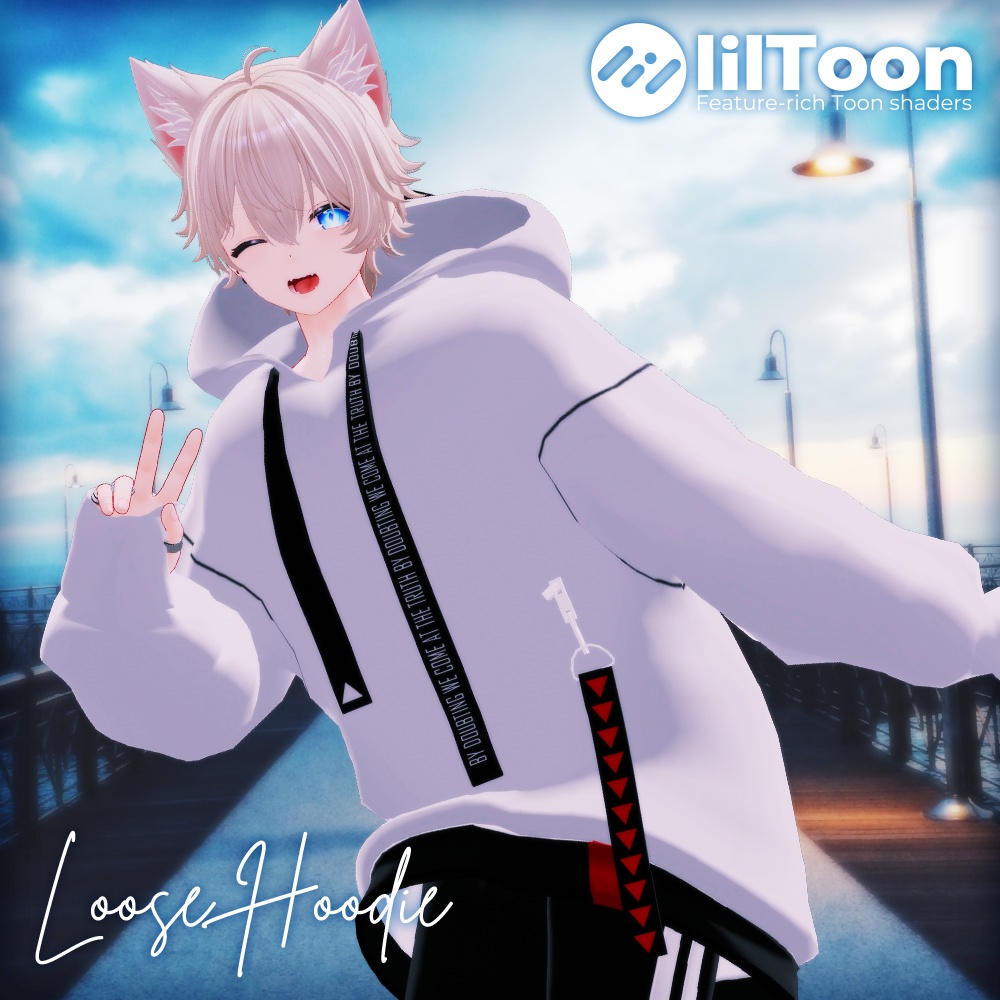 [ AOPON ] Loose Hoodie Multi-Avatar Compatible eu image