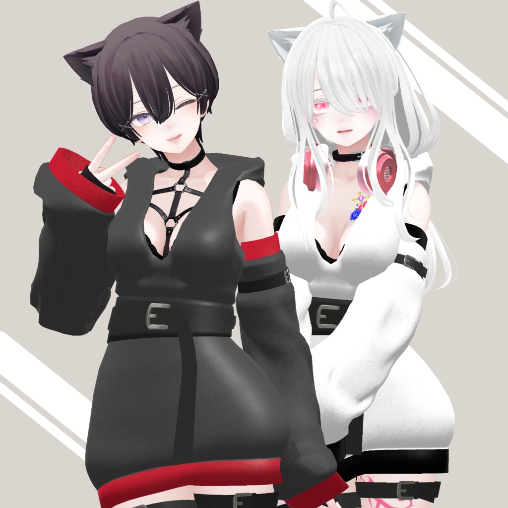 【４avatar対応】パンクベルトフーディー image