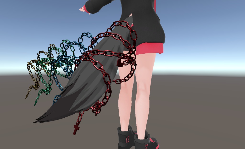 街狐さん　尻尾くさり image