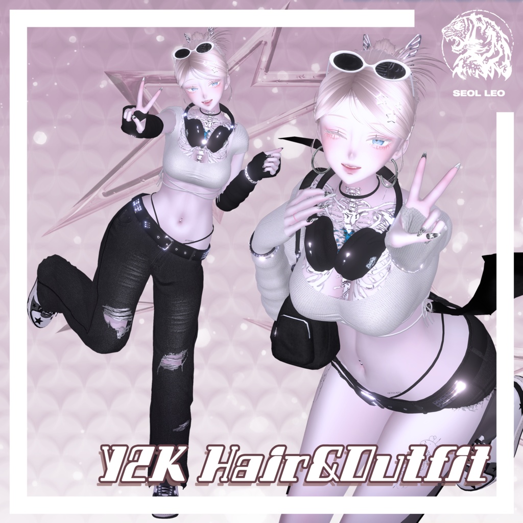 Y2K hair&outfit [F01&C02] image