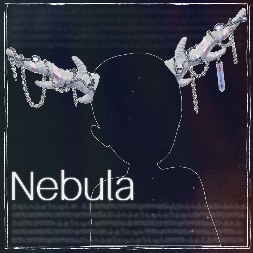【ＶＲＣ】角型寄生アクセサリー：Nebula【複数アバター対応可能】 image