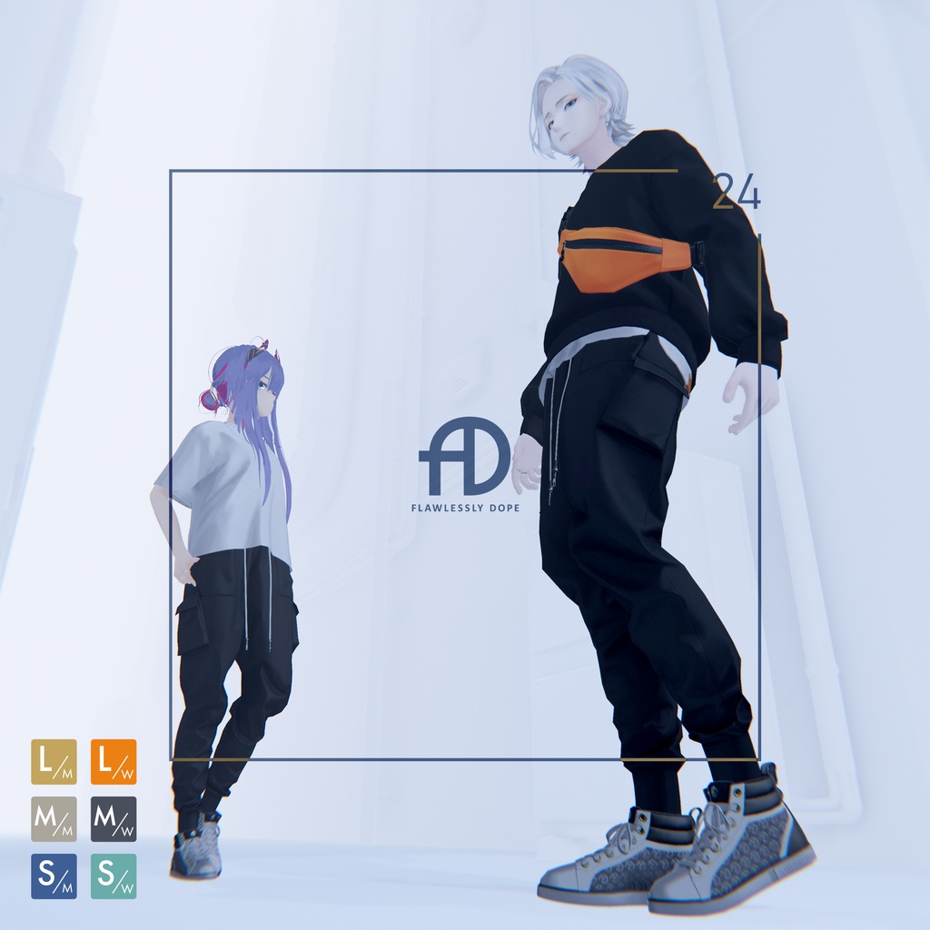 【VRC対応3D服飾モデル】FLAWLESSLY DOPE 1stIMP. ver1.02 image