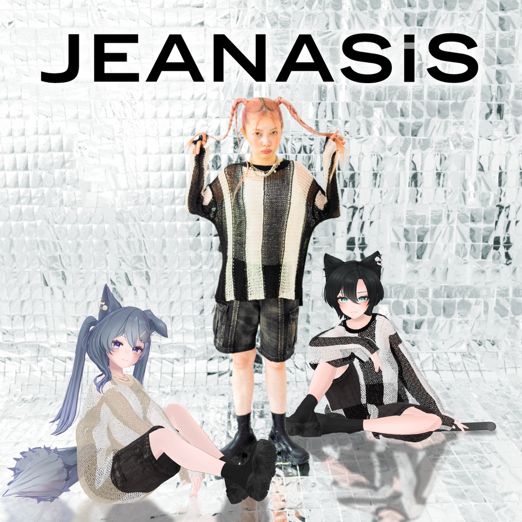 and ST JEANASIS 「mesh pullover co-ord」 image