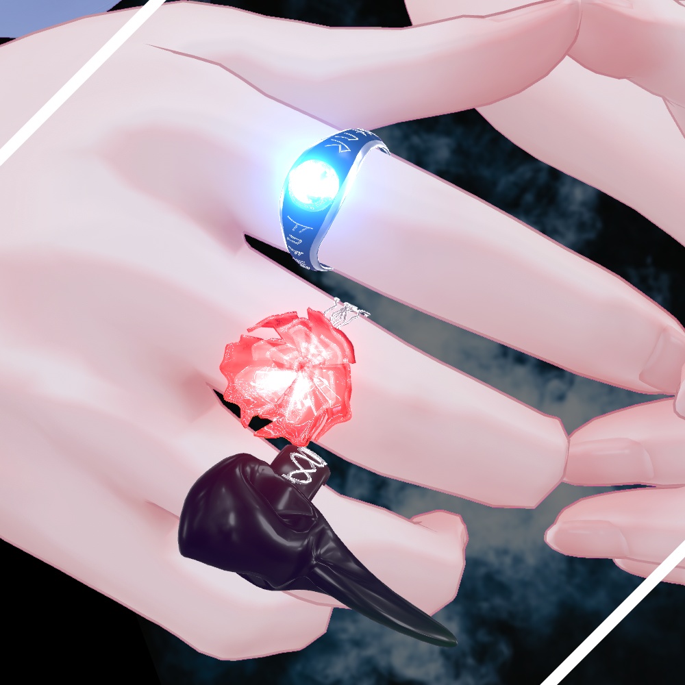 【VRC想定】おしゃれな指輪セット image