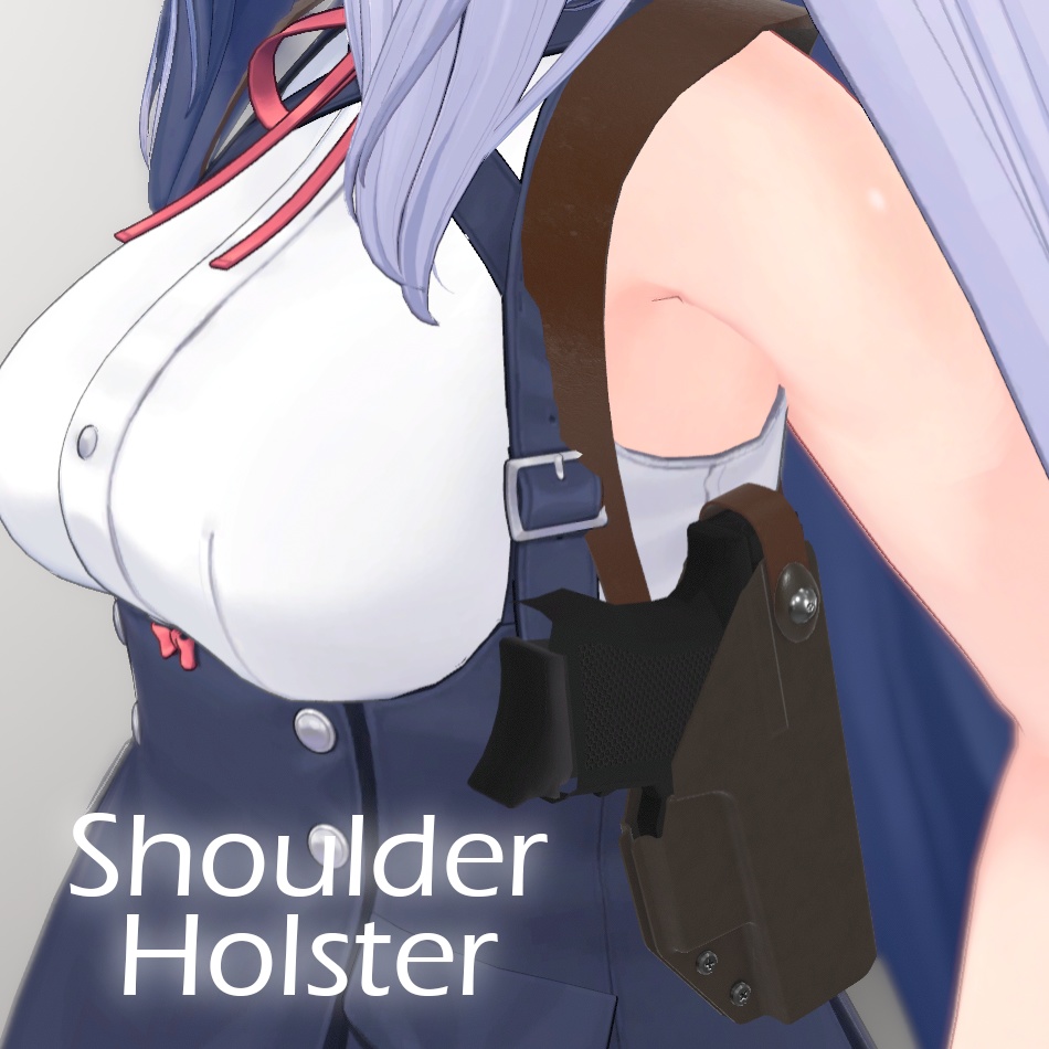 【VRChat向け】ショルダーホルスター image