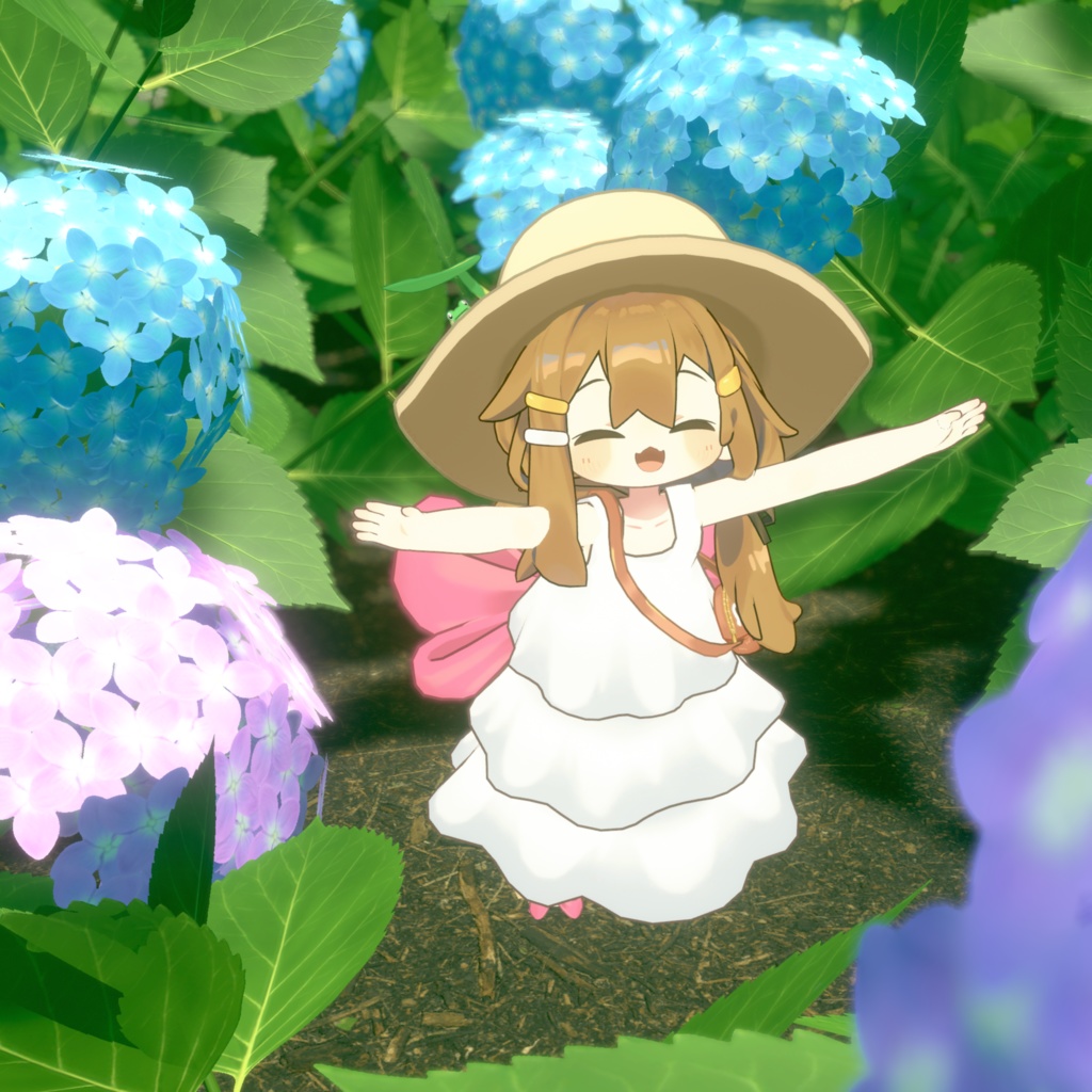 【PB対応】まめひなた対応ドレス／Mamehinata_Dress VRC用 image