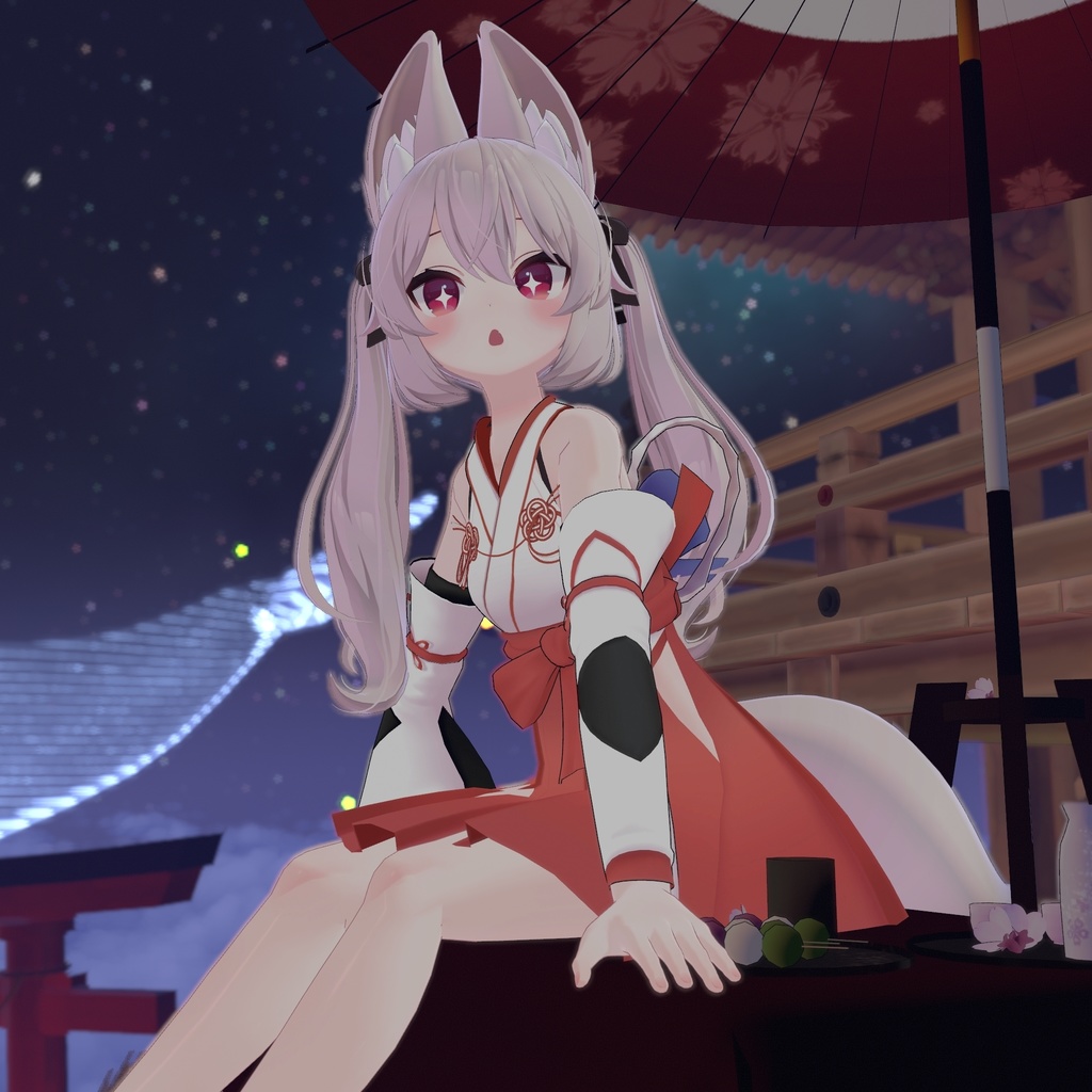 【PB対応】カリン対応みこしょうぞく／Karin＿Mikoshozoku VRC用 image