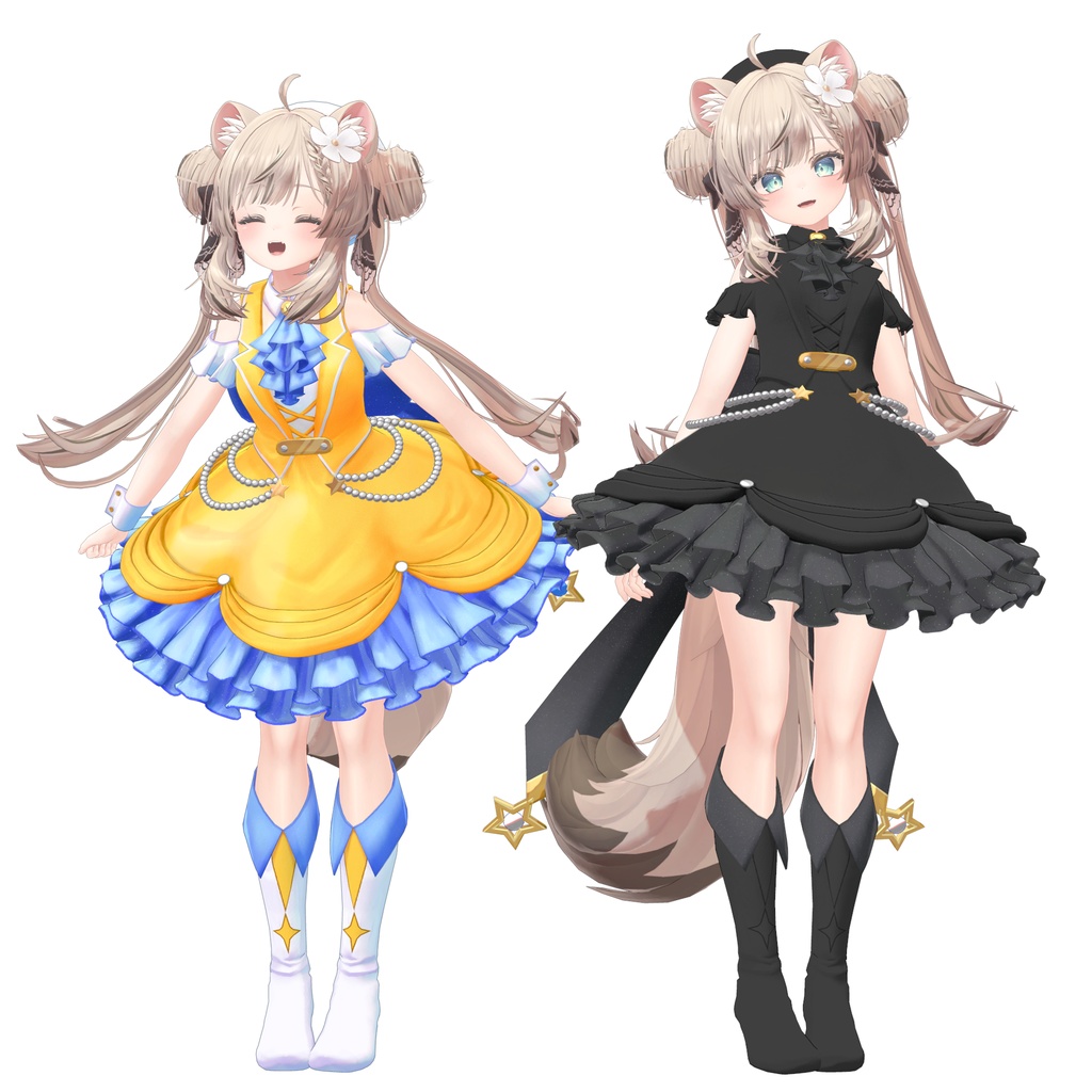 【13アバター対応】アイドル衣装（夕月ティア）【専用衣装】 image