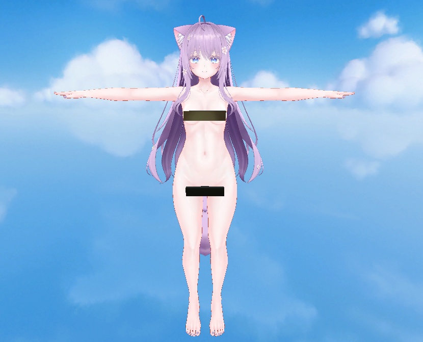 「萌」Moe Censor Bar Outfit image