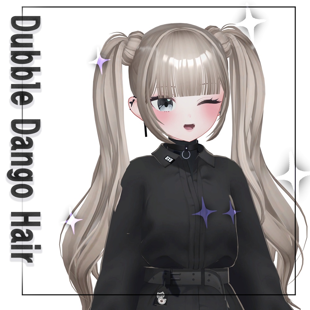 (ダブル団子ヘア) Dubble Dango Hair image