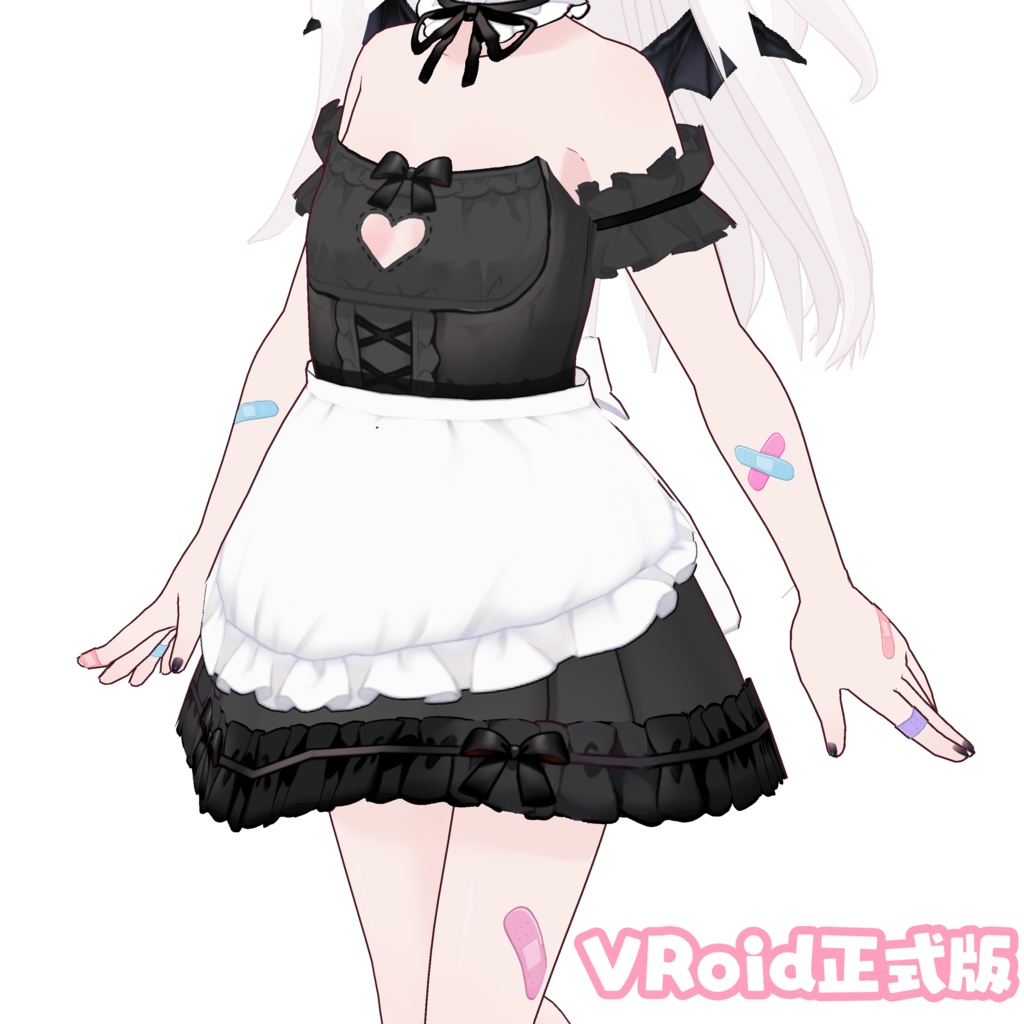 【FREE 無料 】Cute BAND-AID Set custom item for VroidStudio バンドエイド やみかわ VRoid正式版 image