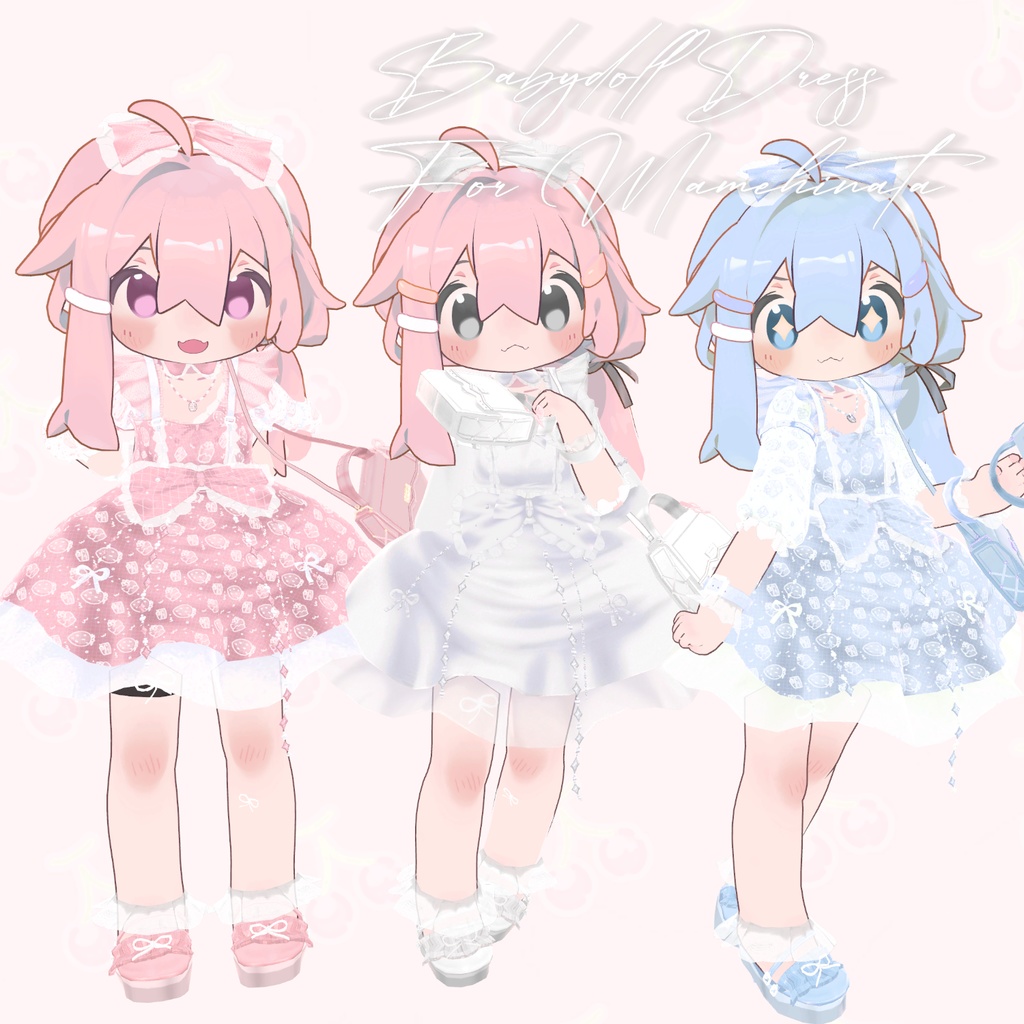 「まめひなた」 Babydoll Dress for Mamehinata image