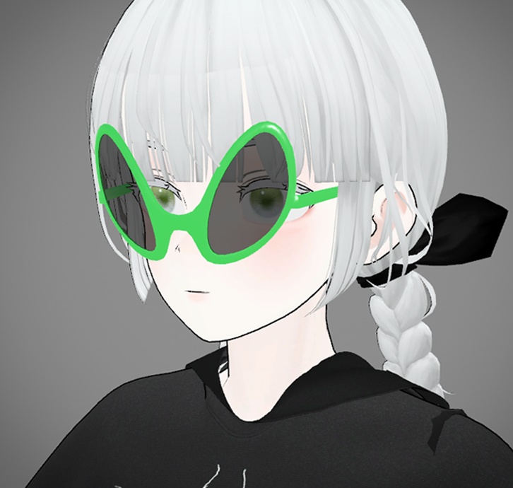 【Grus対応】エイリアンサングラス【3Dモデル】 image