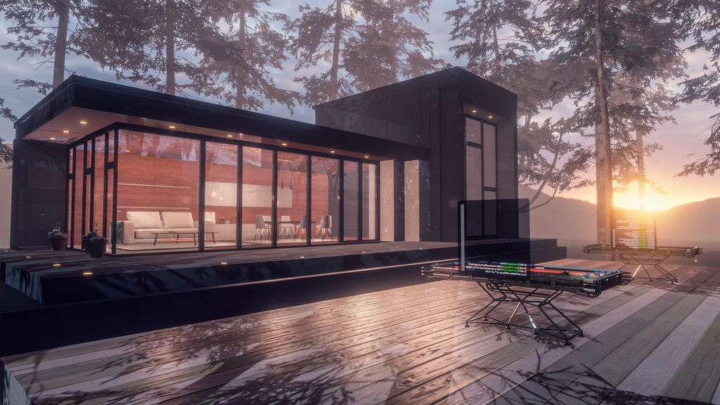 【VRChat Modern Villa / モダンヴィラ】 image