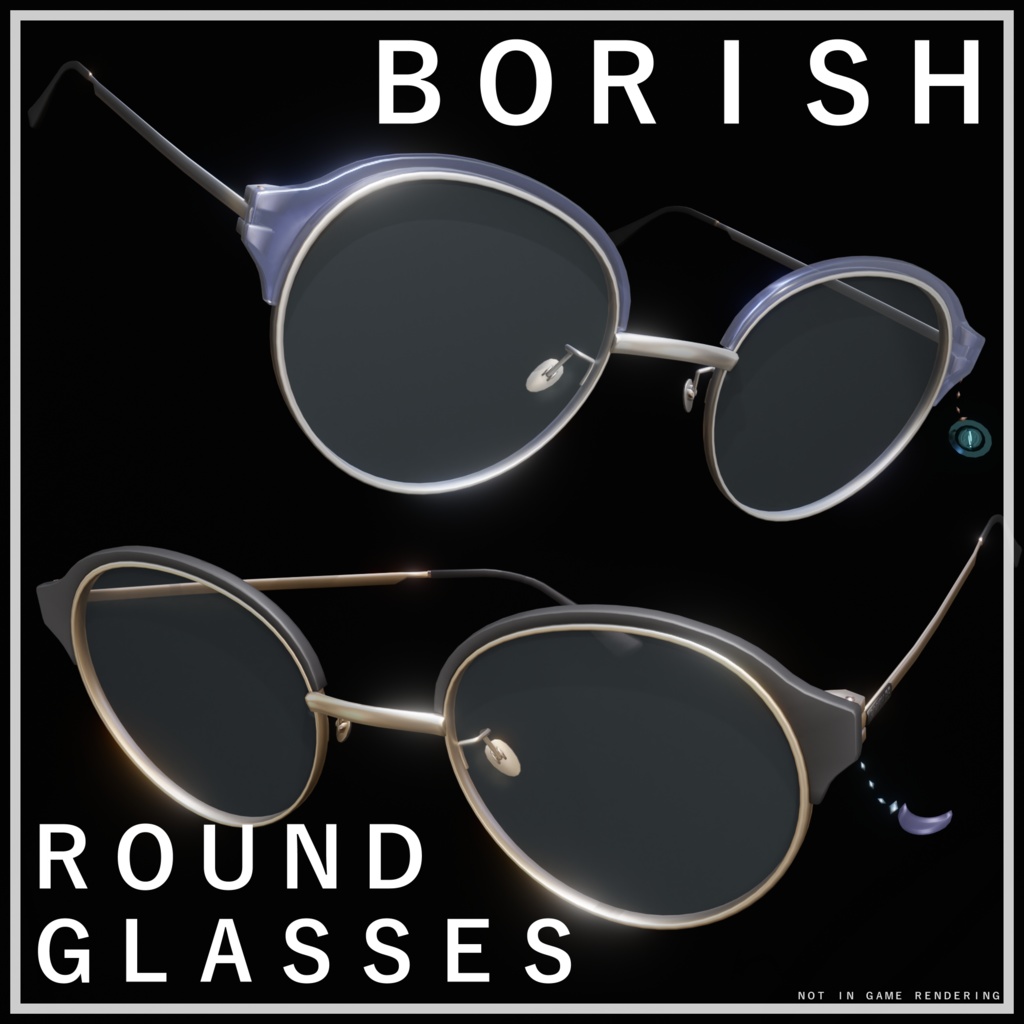 [VRChat] Round Glasses image