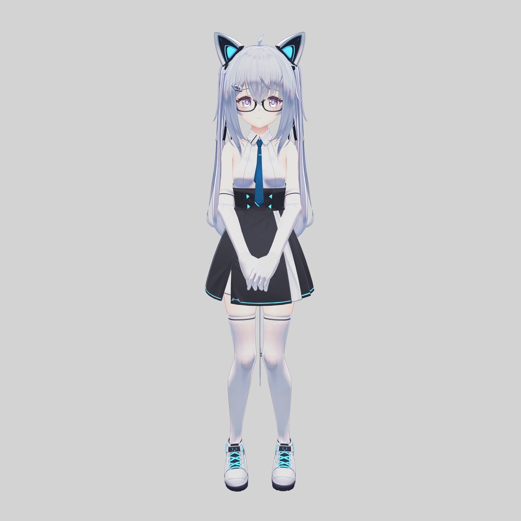 [無料/VRCHAT]Maid Standing メイドの立ちポーズ  女仆站立姿势 image