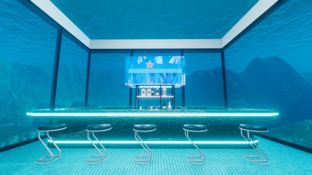 【VRChat Underwater Bar / アンダーウォーター・バー】 image