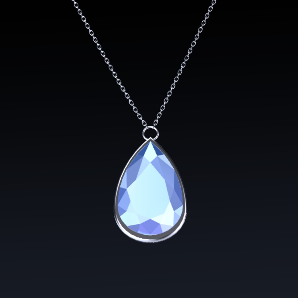 しずく型ネックレス image