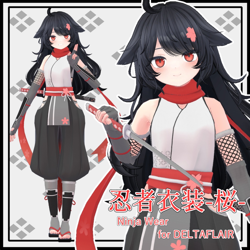 [Delta Flare Costume] Ninja Costume - Sakura image