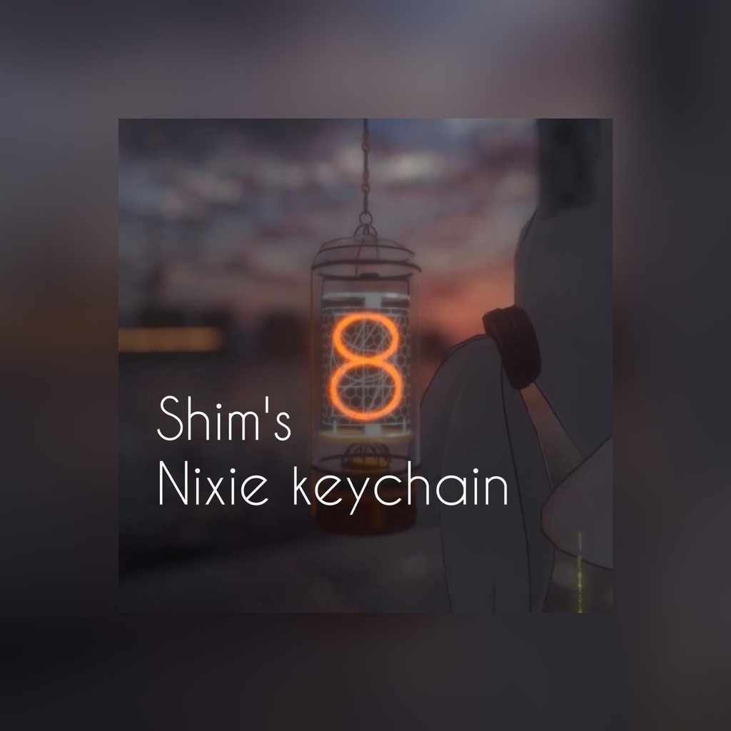 Shim's Nixie keychain image