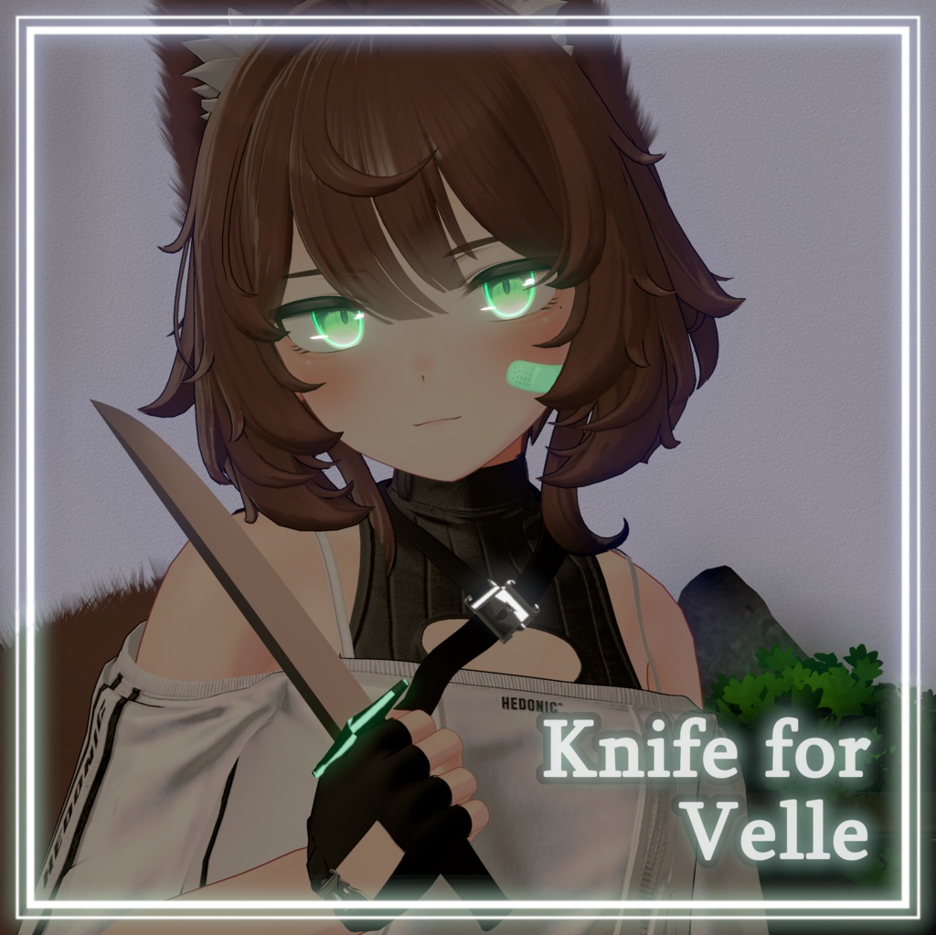 「ヴェール・Velle」Knife + Leg sheath / ナイフ + レッグシース image